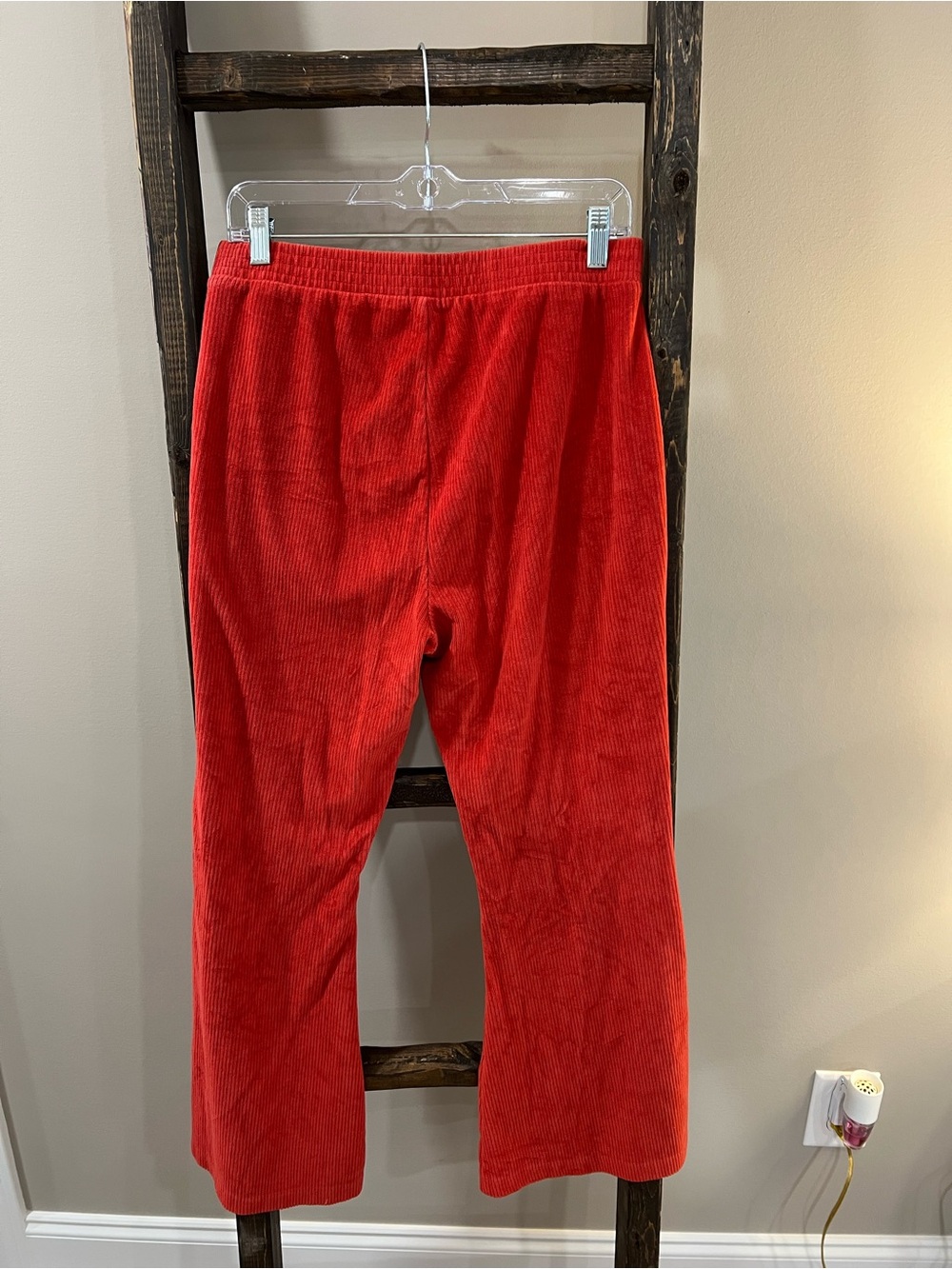 Aerie Orange Corduroy Flare Leggings - Picture 3 of 3